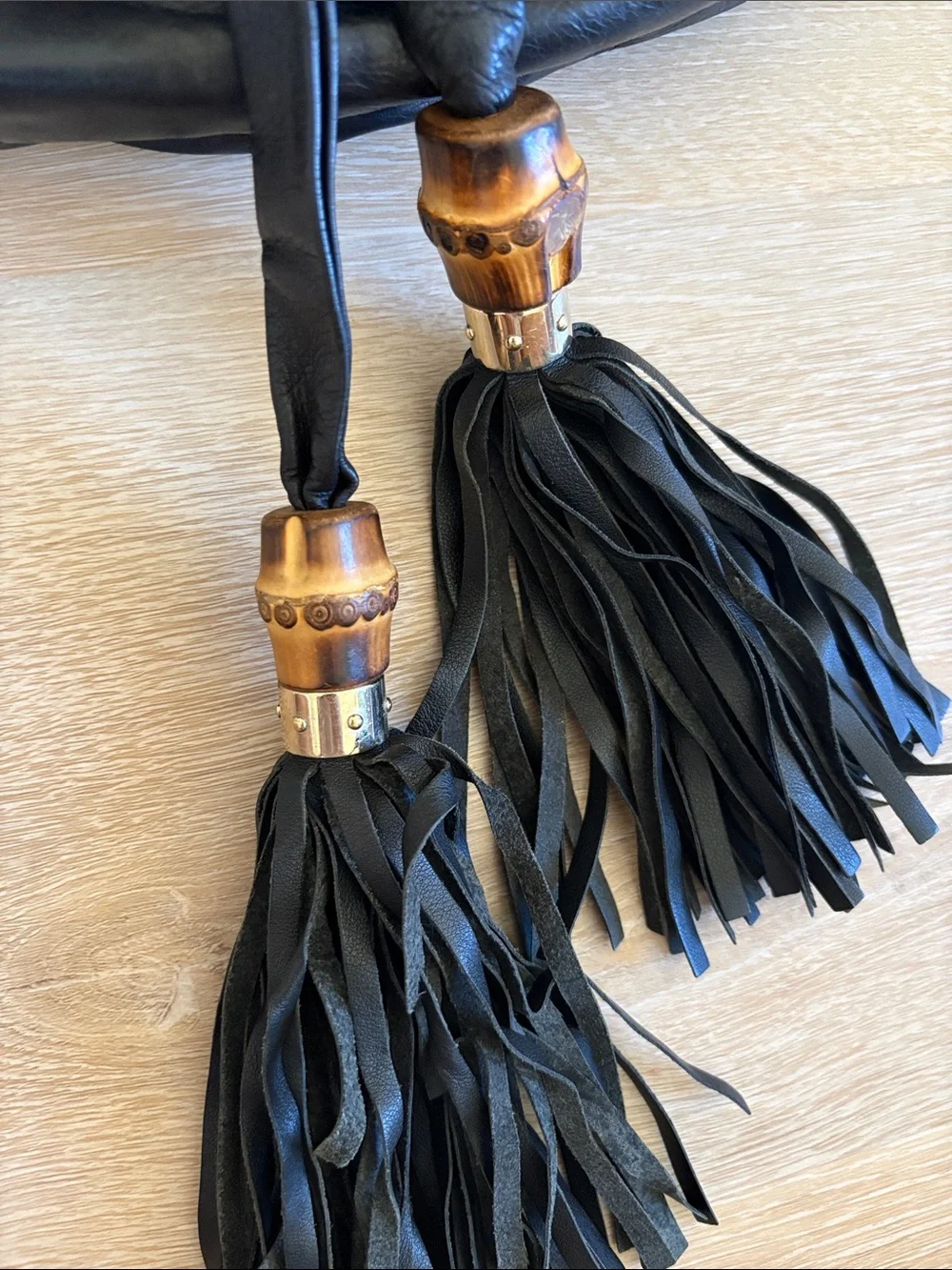 Gucci black drawstring